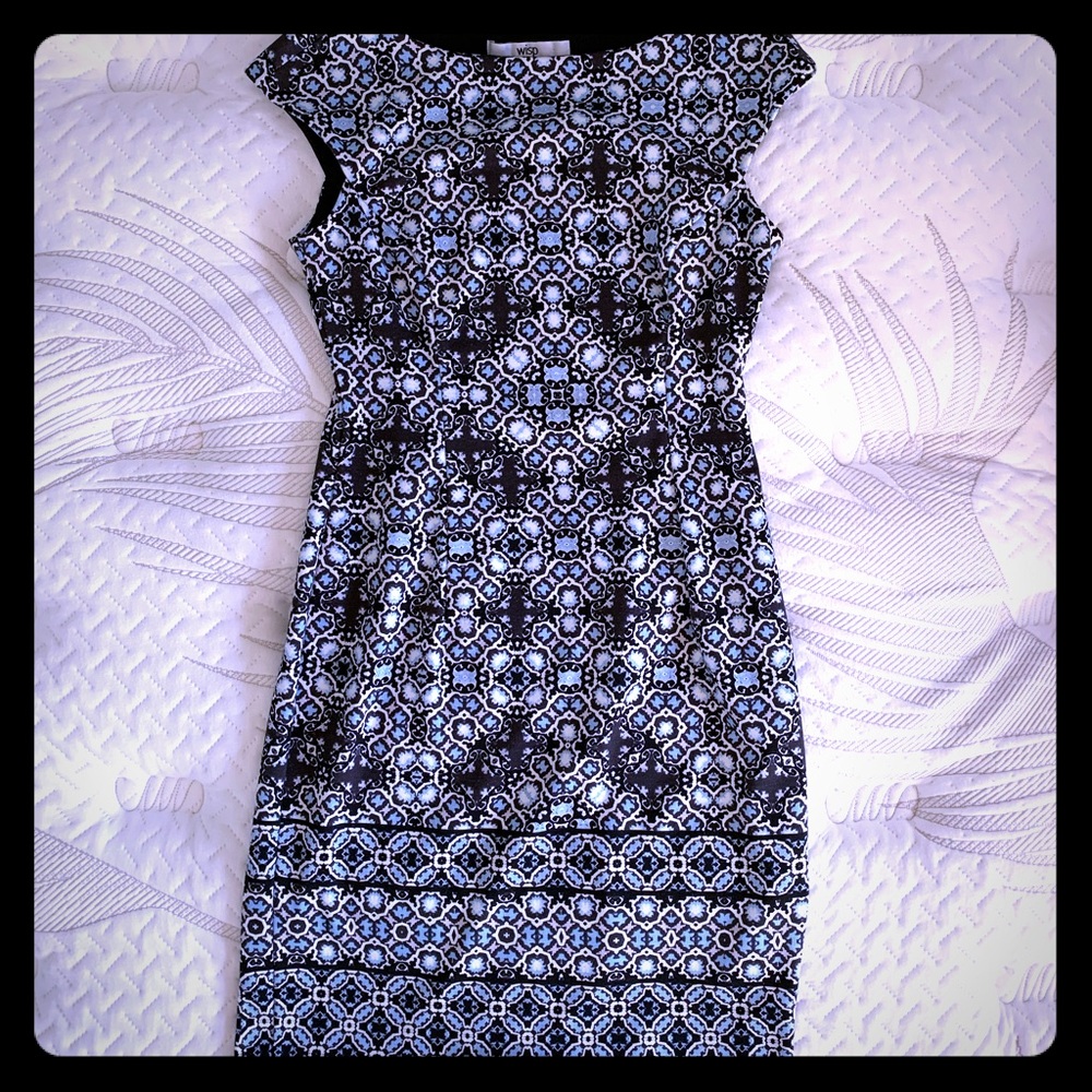 Stitch Fix Black patterned dress
